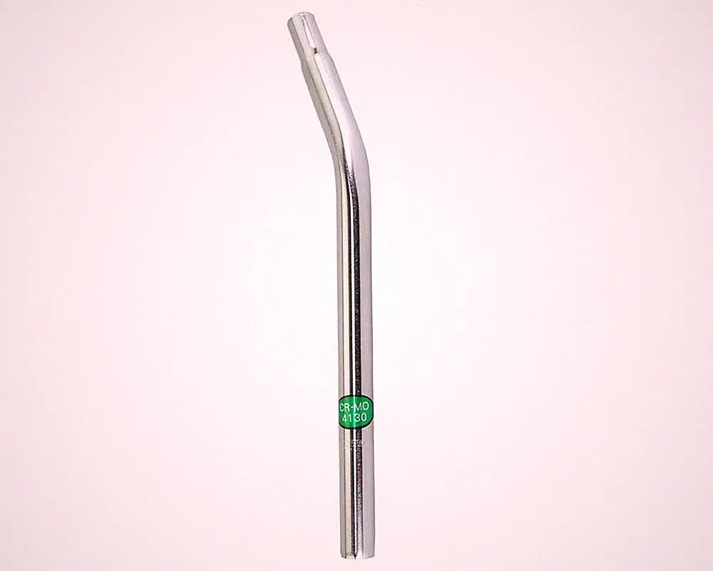 25.4MM 1" CRO-MO SEATPOST LAYBACK BMX CRUISER CHOPPER ROAD BICYCLE 7/8" SADDLE.