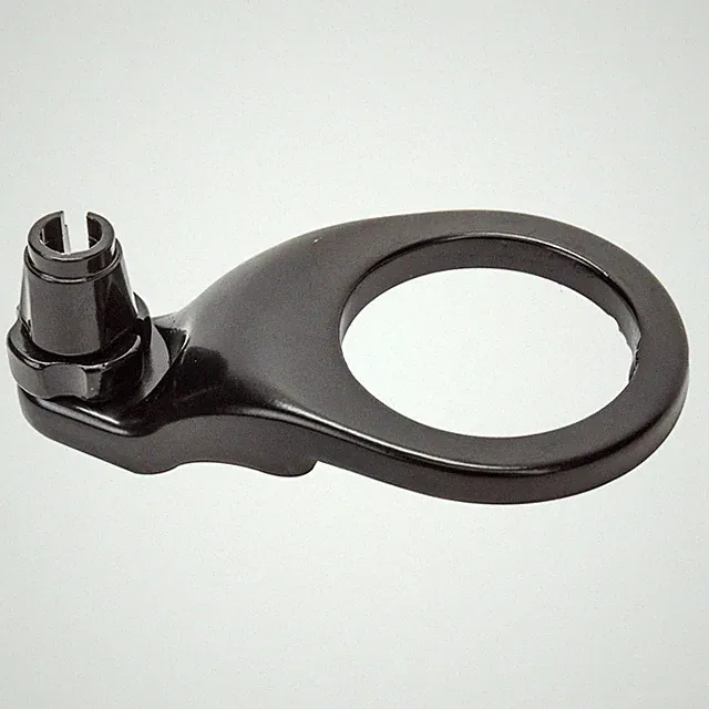BLACK ALLOY 1 1/8" BICYCLE BRAKE STEERER TUBE SHIFTER CABLE HANGER BRACKET ALLOY