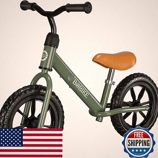 Bobike Toddler Balance Bike Toys For 2 To 5 Year Old Girls Boys Adjustable Seat