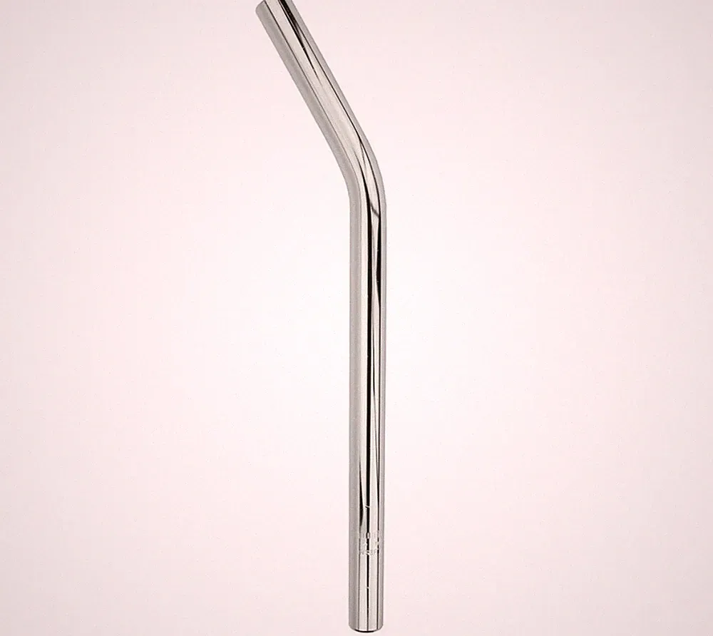 CHROME 22.2MM 7/8SEATPOST OLDSCHOOL BMX LAYBACK VINTAGE LOWRIDER CRUISER BICYCLE