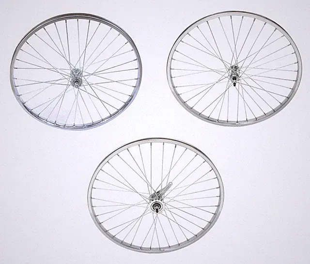 F&R 26 X 1.75 HEAVY-DUTY BEACH CRUISER 12G FRONT OR COASTER CHROME RIM 36 SPOKE.