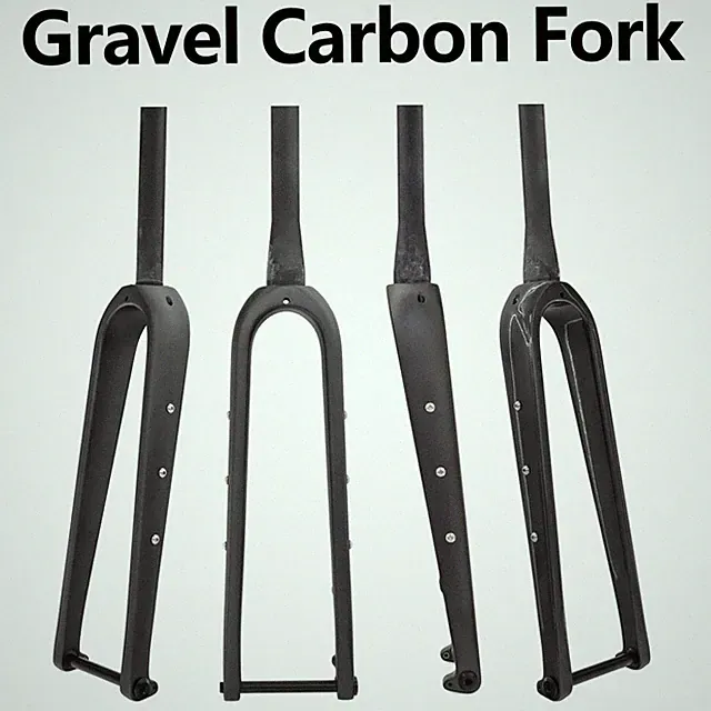 Full Carbon Road Bike Hard Fork Straight/Taper Tube Forks 700Ct Gravel Bike Fork