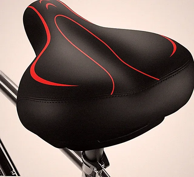 Oversized Wide Fat Bike Seat Universal Replacement Saddle Comfortable Extra XL