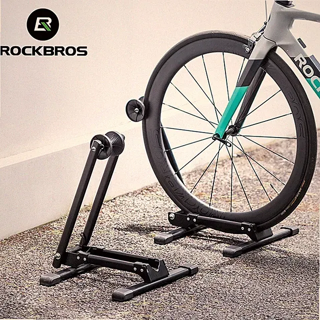 ROCKBROS Bike Stand Rack Foldable Bike Indoor Floor Parking Stand 20-27.5"&700C