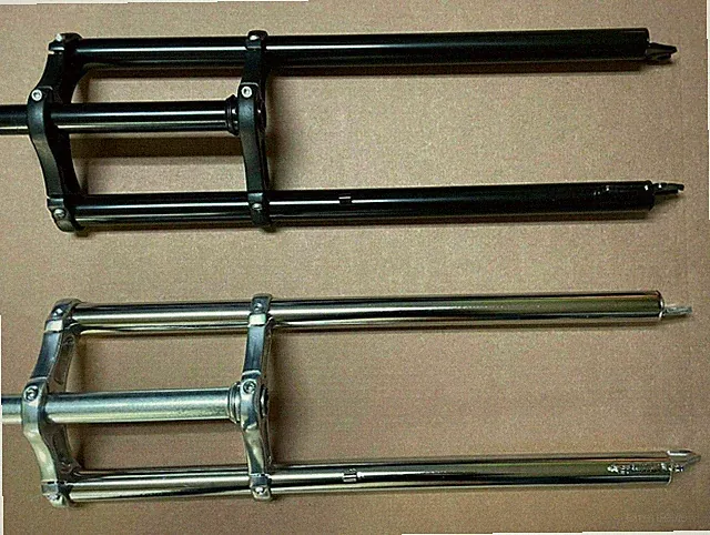 TRIPLE TREE 1-1/8" Bicycle FORK 1.125" Thread less Disc Mount 26" x 4" FAT TIRES
