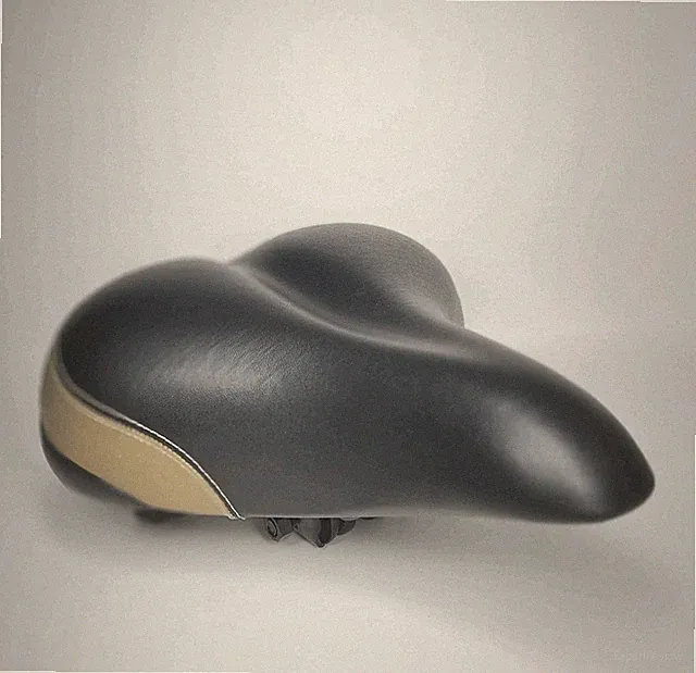 Wide Comfort Bike Seat 10" x 8" Padded Bicycle Saddle Spring Suspension Black